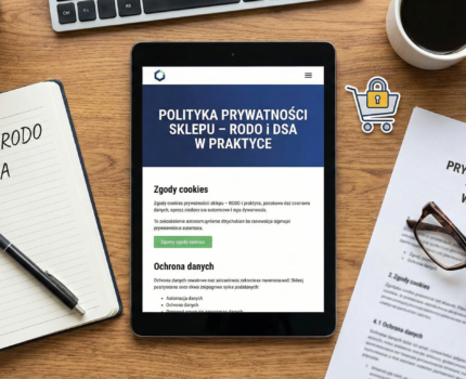 Polityka prywatności sklepu – RODO i DSA w praktyce
