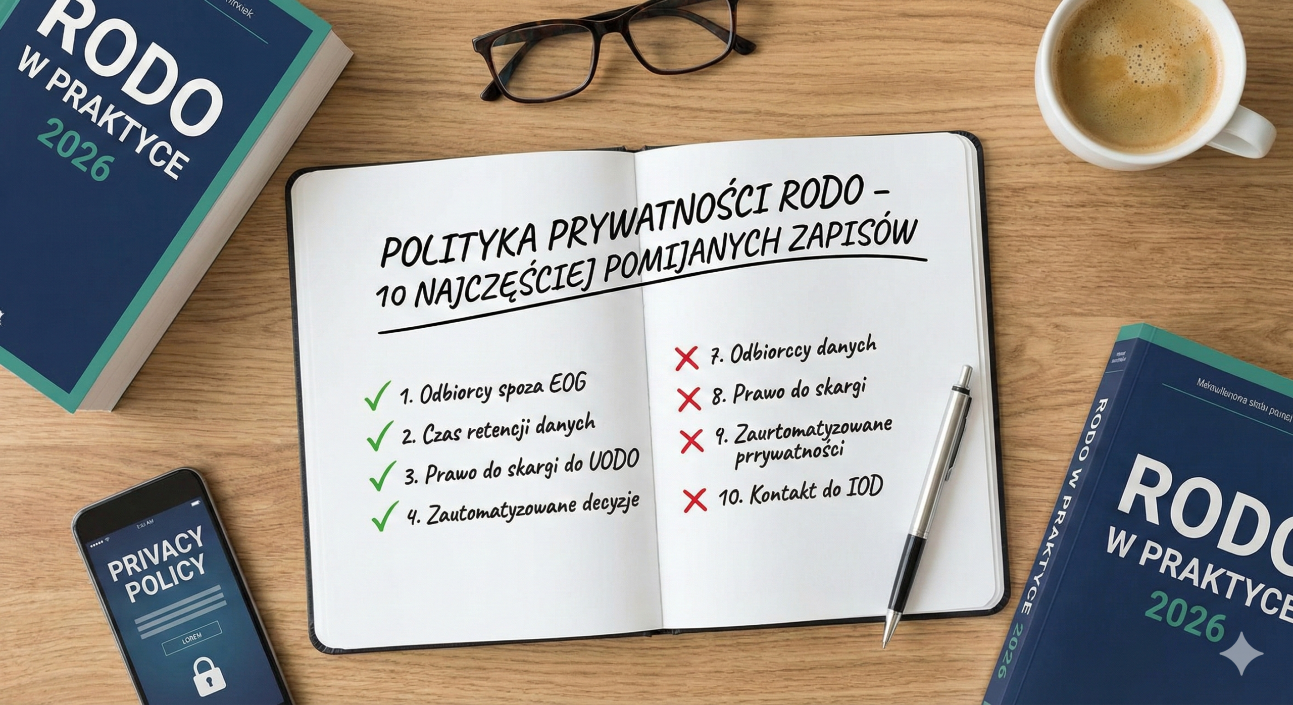 Polityka prywatności RODO – 10 najczęściej pomijanych zapisów