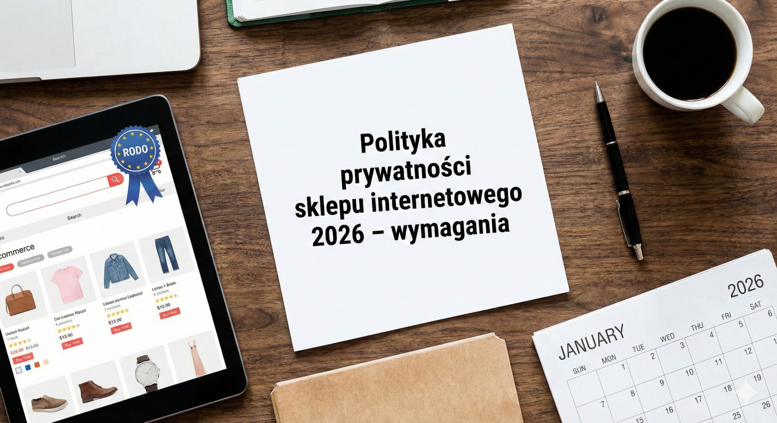 Polityka prywatności sklepu internetowego 2026 – wymagania