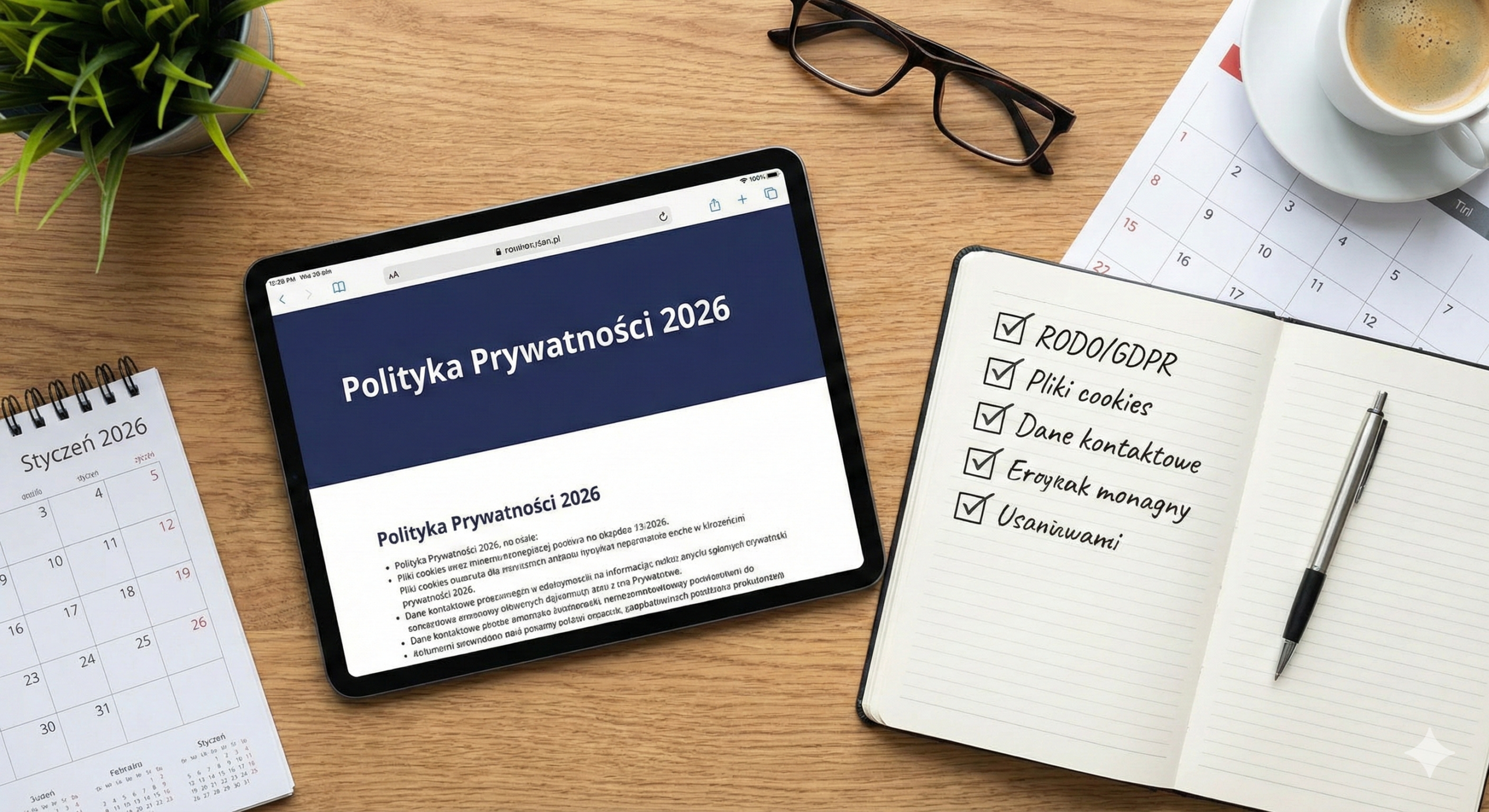Polityka prywatności na stronę internetową – co musi zawierać w 2026 roku?
