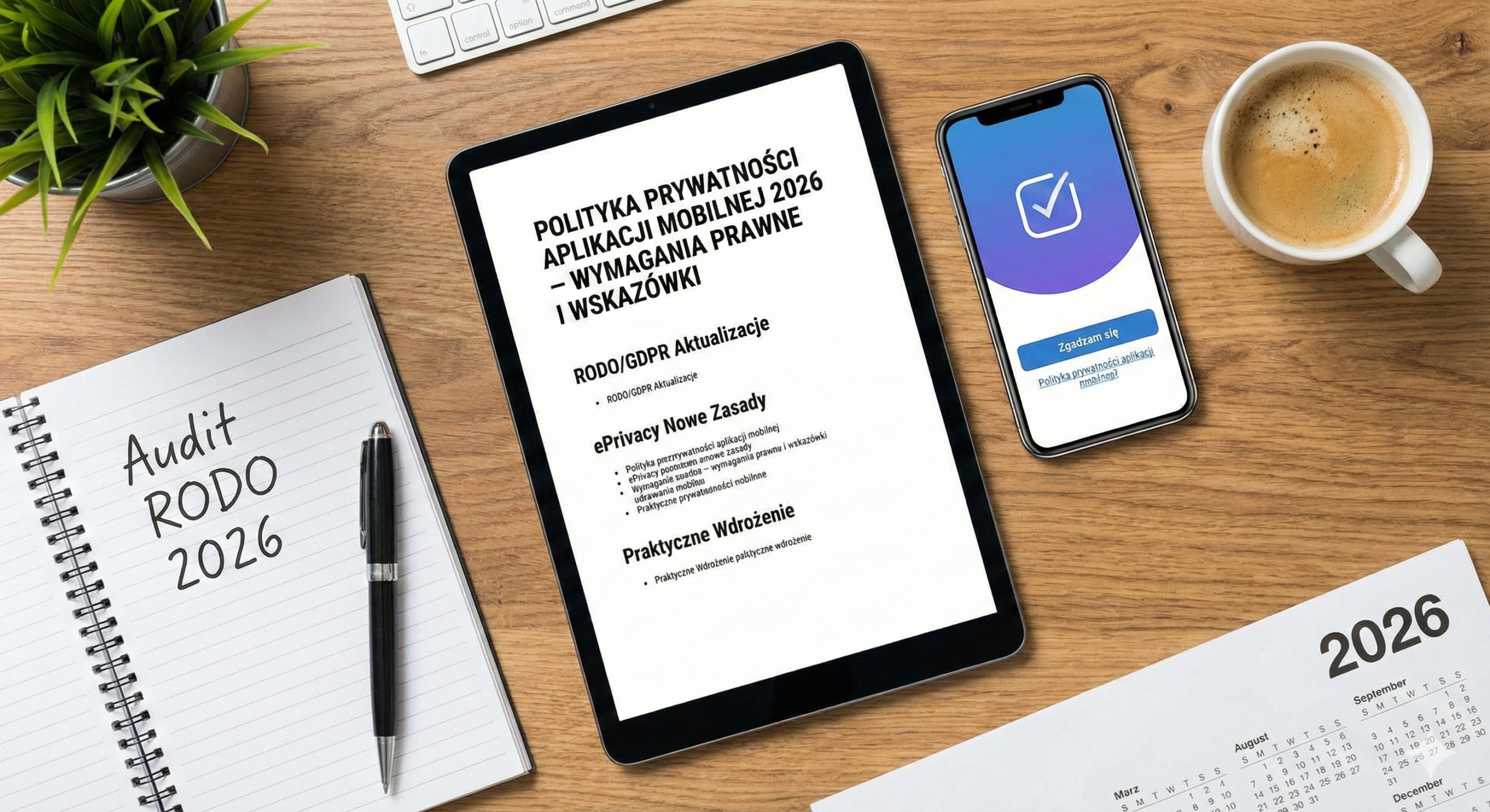Polityka prywatności aplikacji mobilnej 2026 – wymagania